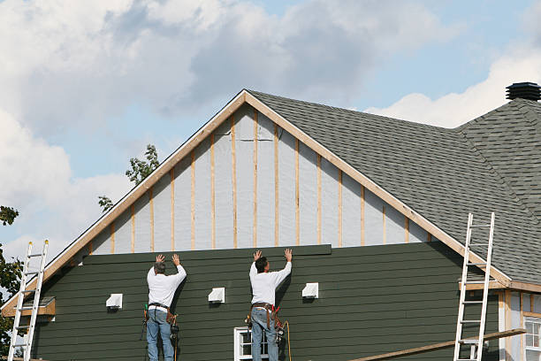 Professional Siding Contractor technician working in Doylestown, PA